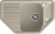 Детальное фото товара: GranFest CORNER GF-C-800 E, мойка, мрамор, топаз