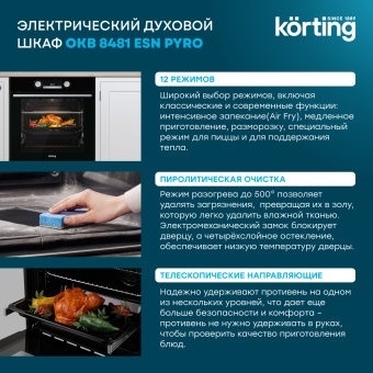 Детальное фото товара: Korting OKB 8481 ESN PYRO