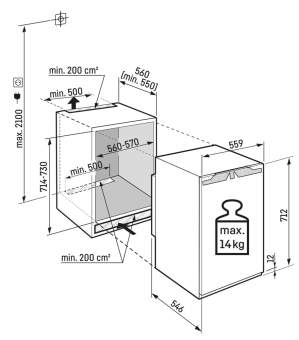 Детальное фото товара: Liebherr IXRF 5655-23 001 набор (состоит из IRBci 4150 и IFNbi 3553)