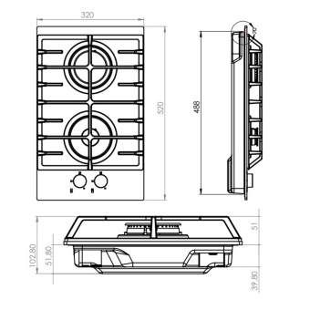 Детальное фото товара: Konigin Flash 302 BKG