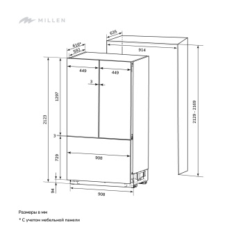 Детальное фото товара: MILLEN MBI552FDMaxPro