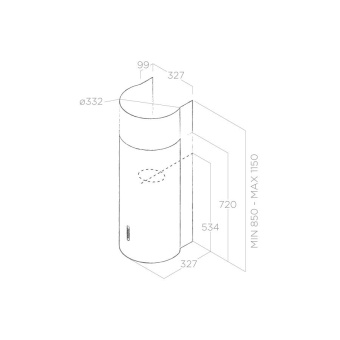 Детальное фото товара: ELICA STONE WH/A/33