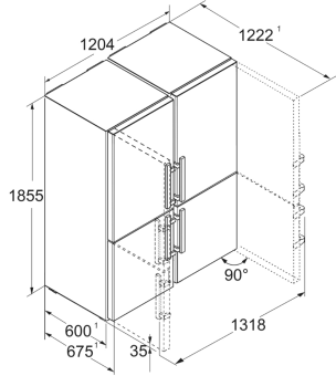 Детальное фото товара: Liebherr XCCsd 5250-22 001 (состоит из SCNsdc 525i и SCNsdc 525i)