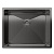 Фото товара: Rivelato RINOX 5444 UN PVD black, мойка, нержавеющая сталь, черный