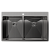 Фото товара: Rivelato RINOX 7450 2В PVD black, мойка, нержавеющая сталь, черный