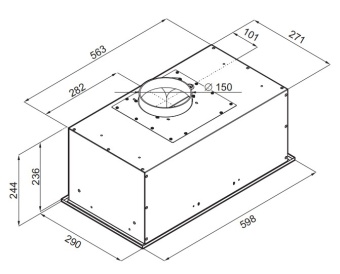Детальное фото товара: Maunfeld CROSBY POWER 60 WHITE