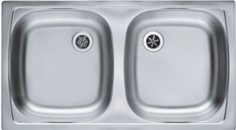 Детальное фото товара: ALVEUS BASIC 160 NAT-60, мойка, нержавеющая сталь (в комплекте с сифоном 1071240)