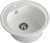 Детальное фото товара: GranFest RONDO GF-R-510, мойка, мрамор, иней