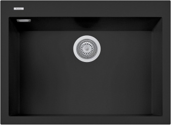 Детальное фото товара: Rivelato ZENO ZN-6950 nero profondo, мойка, керамика, черный