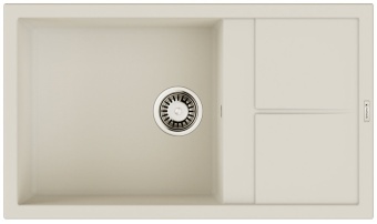 Детальное фото товара: Omoikiri Sumi 86A-WH, мойка, гранит, белый