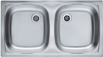 Детальное фото товара: ALVEUS BASIC 160 LEI-60, мойка, нержавеющая сталь (в комплекте с сифоном 1071240)