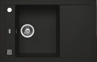 Детальное фото товара: ALVEUS FORMIC 30 GRANITAL+ DEEP BLACK-G90, мойка, гранит, темно-черный (в комплекте с сиф. 1127749)