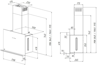 Детальное фото товара: AKPO WK-9 Venezia 60 см. черный/черный
