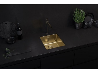 Детальное фото товара: ALVEUS KOMBINO 20 MONARCH COPPER SAT-90, мойка, нерж. сталь, медь (в компл. с выпуском без сиф.)