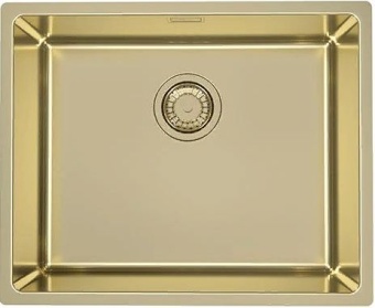 Детальное фото товара: ALVEUS KOMBINO 50 MONARCH GOLD SAT-90, мойка, нержавеющая сталь, золото