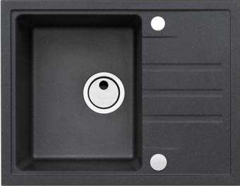 Детальное фото товара: ALVEUS INTERMEZZO 30 GRANITAL CARBON - G91, мойка, гранит, черный (в комплекте с сифоном 1117292)