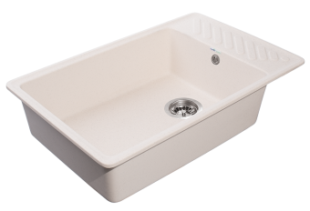 Детальное фото товара: GranFest QUARZ GF-ZL-51, мойка, гранит, белый