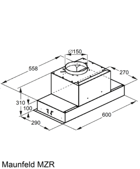 Детальное фото товара: Maunfeld MZR 60 Black