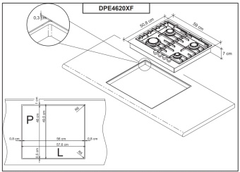 Детальное фото товара: De Dietrich DPE4620XF
