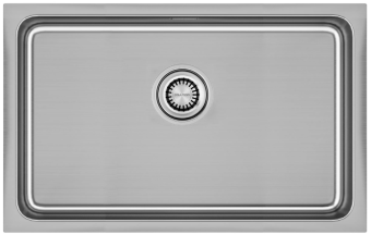 Детальное фото товара: Paulmark VISTA 74, мойка, нержавеющая сталь брашированная