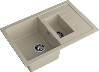 Детальное фото товара: GranFest QUADRO GF-Q-775 KL, мойка, мрамор, топаз