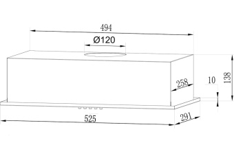 Детальное фото товара: LEX GS BLOC LIGHT 600 BLACK