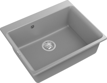 Детальное фото товара: Rivelato AXEL Х-60 grigio metallizzato, мойка, гранит, серый металлик