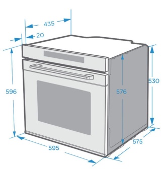 Детальное фото товара: Midea MO78107CGB