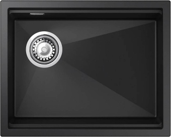 Детальное фото товара: Rivelato LINO LN-554-L nero, мойка, гранит, черный