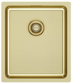 Детальное фото товара: Paulmark VISTA 38, мойка, нержавеющая сталь, светлое золото