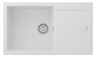 Детальное фото товара: Paulmark EXTENSIO 86, мойка, гранит, белый