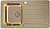 Фото товара: ALVEUS LINE MONARCH 20 BRONZE, мойка, нержавеющая сталь, бронза (в компл. с выпуском без сифона)