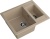 Детальное фото товара: GranFest QUADRO GF-Q-610 K, мойка, мрамор, песочный