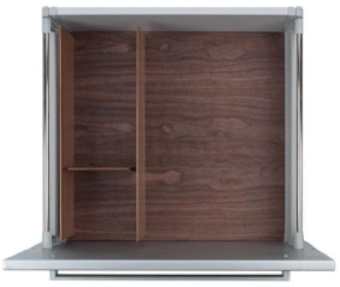 Детальное фото товара: Technoinox вставка для столовых приборов Fineline 60, B50 Legrabox для высокого ящика, темный орех