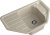 Детальное фото товара: GranFest CORNER GF-C-800 E, мойка, мрамор, топаз
