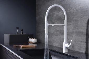 Детальное фото товара: Paulmark Magneto One, смеситель, белый
