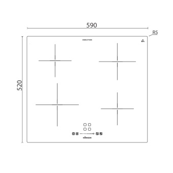 Детальное фото товара: Konigin Lacerta I604 SBK