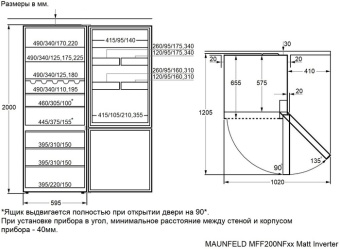 Детальное фото товара: Maunfeld MFF200NFB Matt Inverter