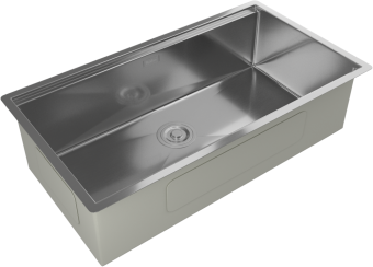 Детальное фото товара: Rivelato RINOX 8044 UN INOX, мойка, нержавеющая сталь