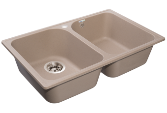 Детальное фото товара: GranFest QUARZ GF-Z15, мойка, гранит, песочный