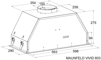 Детальное фото товара: Maunfeld VIVID 603EM Inox