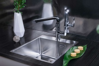 Детальное фото товара: Omoikiri Amadare 45-IN, мойка, нержавеющая сталь 