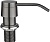 Фото товара: Seaman SSA-011-GL (Gun Light, PVD, satin), дозатор для жидкого мыла, оружейная сталь светлая