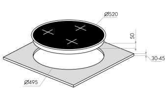 Детальное фото товара: Maunfeld EGHG.43.23CW/G