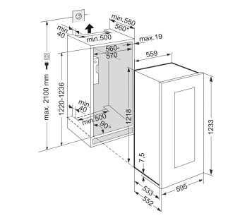 Детальное фото товара: Liebherr EWTgb 2383-26 001 Vinidor