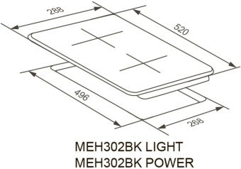 Детальное фото товара: MEFERI MEH302BK POWER