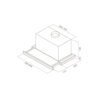 Детальное фото товара: ELICA ELITE 14 LUX GRVT/A/60