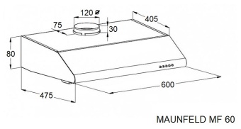 Детальное фото товара: Maunfeld MF 60 Black