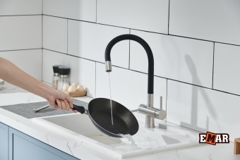 Детальное фото товара: Emar EC-3015, смеситель, сатин