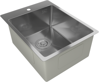 Детальное фото товара: Rivelato RINOX 3850 INOX, мойка, нержавеющая сталь